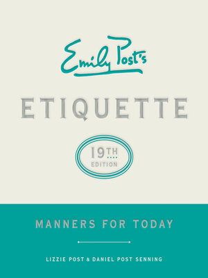 cover image of Emily Post's Etiquette, 19th Edition